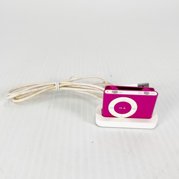 Apple iPod Shuffle 2nd Gen 1GB Pink MP3 Player with Dock A1204 - Picture 1 of 7